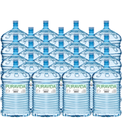 PURAVIDA 25 x 18,9 Liter bronwater