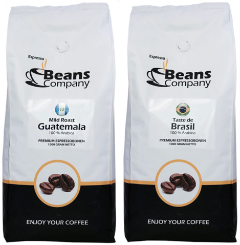 Proefpakket Beans Company koffie